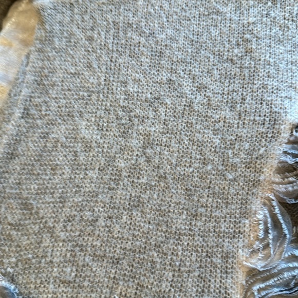 Art To Wear Taupe Mohair Italian Fiber Art Rosette Detail Knit Dress or Tunic XL - Picture 8 of 11